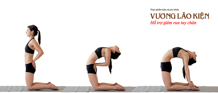 Bài tập Yoga chữa rối loạn thần kinh thực vật tư thế lạc đà giúp giảm căng thẳng